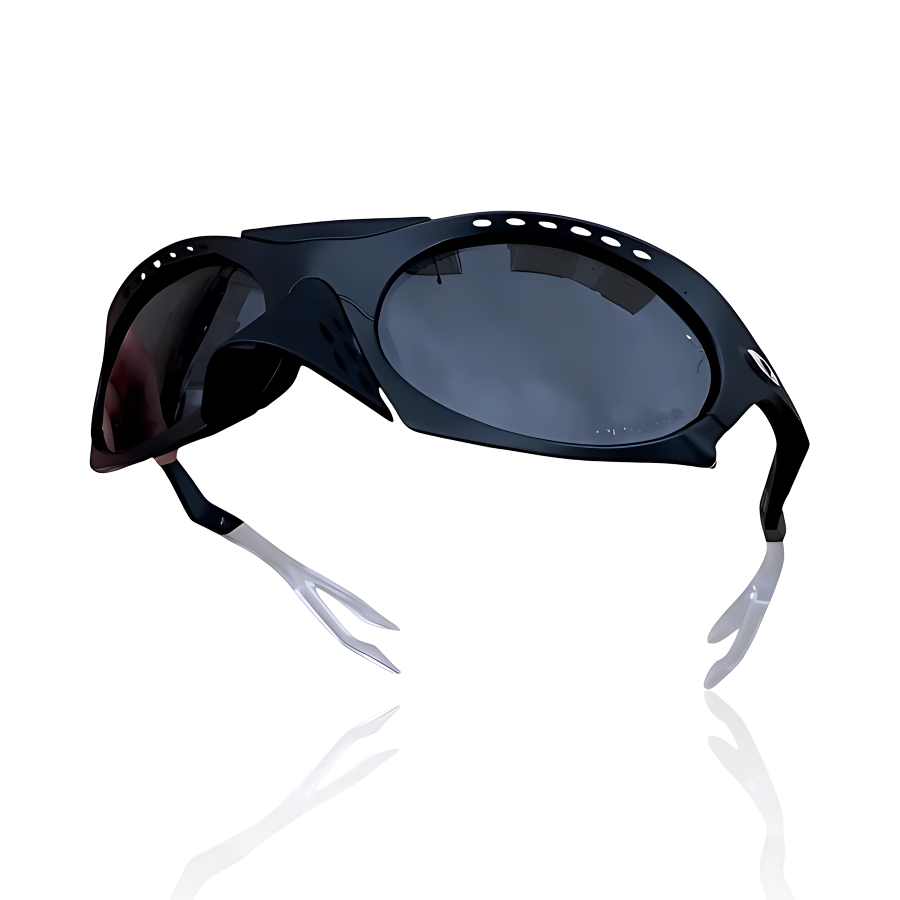 Oculos Pacer Preto Haste Transparente